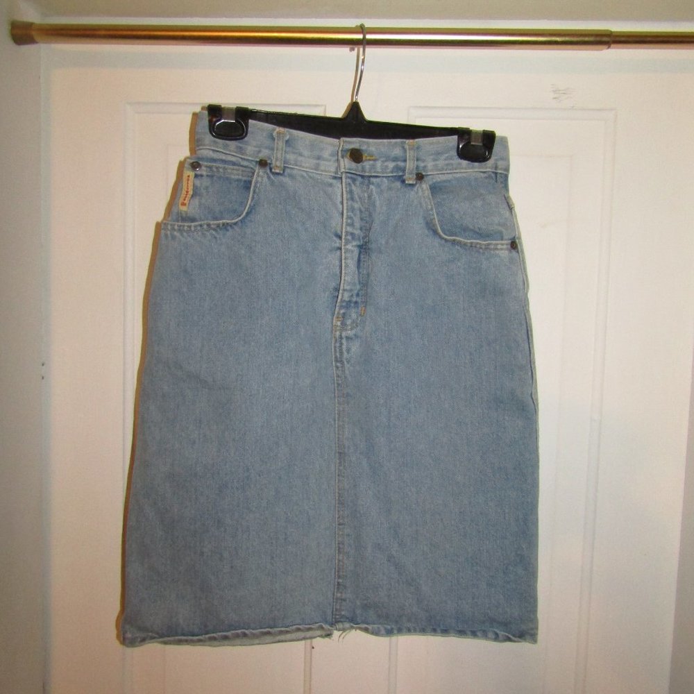 Light Coloured Denim Skirt